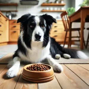 Border Collie bekommt eine angepasste Ernährung für Hunde bei Epilepsie